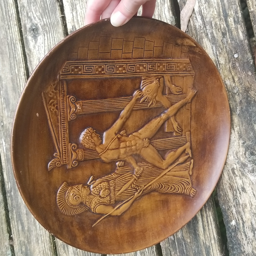 Ancient Greek Mythology Wall Art Plate Cottage Minimalist Teacher Farm Copy 🇺🇦